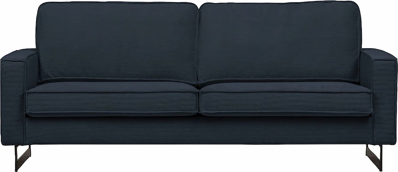 Home affaire 2-Sitzer "Pinto, 166 cm, Cord, Chenille, Lederoptik" mit Keder günstig online kaufen