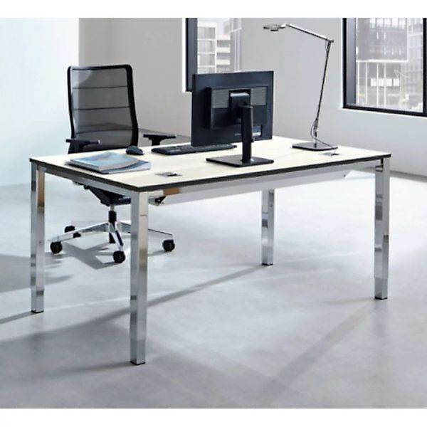 Palmberg SINAC Schreibtisch Vierfuß Quadratrohr günstig online kaufen