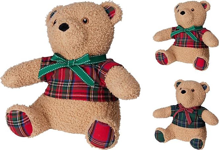 TÜRSTOPPER BÄR ca. 24 x 16 cm 1 Stück 2 Sorten unsortiert Beige, Grün, Rot günstig online kaufen