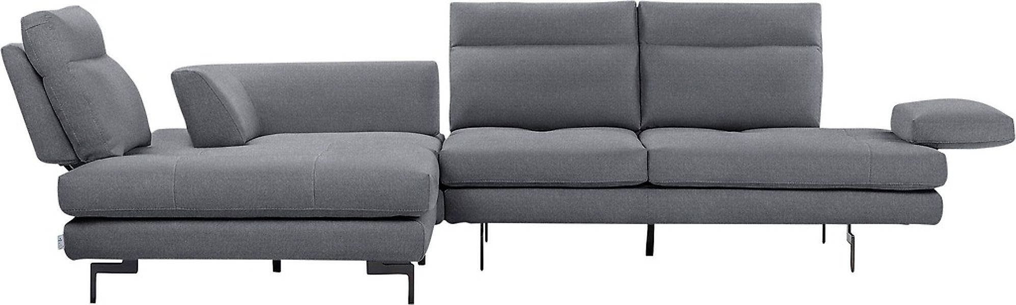 CALIA ITALIA Ecksofa »Toby Wing, Komfortsofa mit Sitzkomfort der Extraklass günstig online kaufen