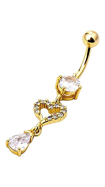 Karisma Schmuck Bauchnabelpiercing Edelstahl Nabel Stecker günstig online kaufen