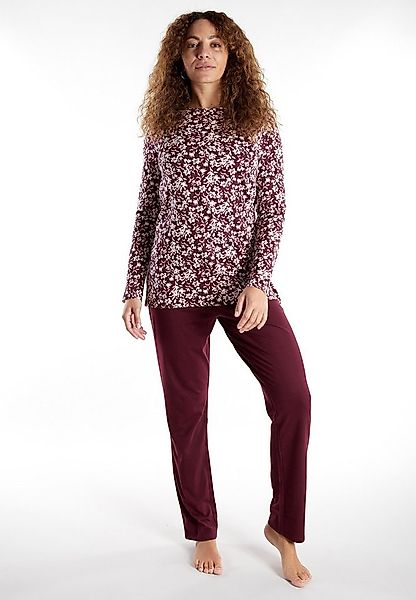GÖTZBURG Schlafanzug Chania (2 tlg) mit langen Ärmeln, Rundhalsausschnitt, günstig online kaufen
