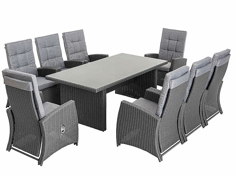 KONIFERA Garten-Essgruppe ""New Paris"" Set, 8 Sessel, Rückenlehne verstell günstig online kaufen