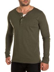 WOTEGA Langarmshirt WOTEGA - V-Neck Double günstig online kaufen