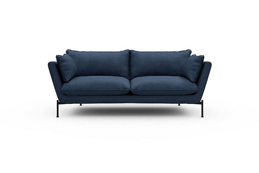 moebelfaktor Sofa Anton PREMIUM 2-Sitzer, schräg gestellte Armlehnen, hoher günstig online kaufen
