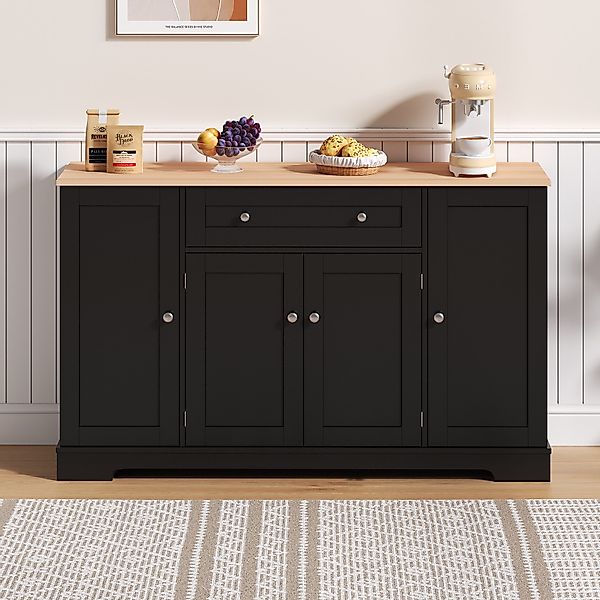 MODFU Sideboard Küchenbuffet,Kommode (Multifunktionales 138 cm günstig online kaufen