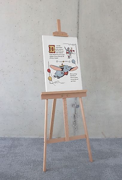 Komar Leinwandbild "Dumbo the Flying Elephant - Größe 40 x 60 cm", Disney, günstig online kaufen