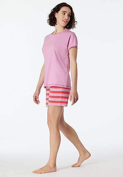 Schiesser Shorty "Casual Essentials" 2 Stk. tlg., mit unifarbenem Shirt und günstig online kaufen