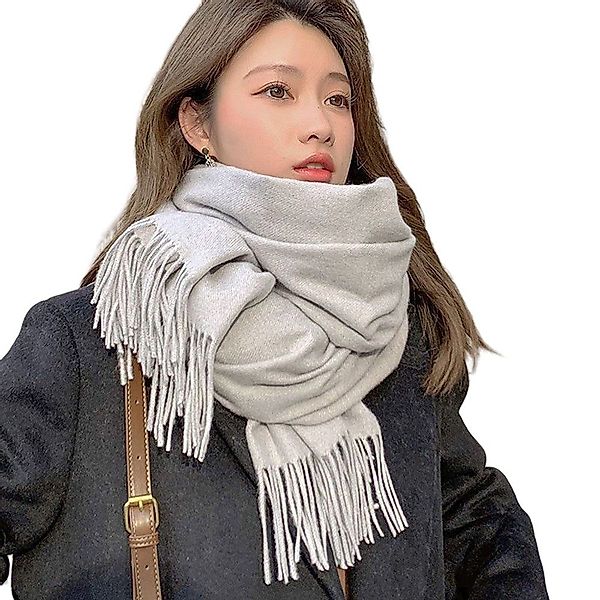 Coonoor Modeschal Winter Warme Schal,Oversized Fransen günstig online kaufen