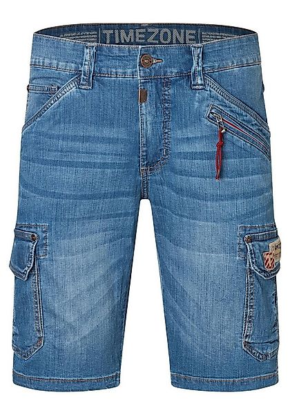 TIMEZONE Jeansshorts Cargo mit Reißverschlussdetails und Denim Style (1-tlg günstig online kaufen