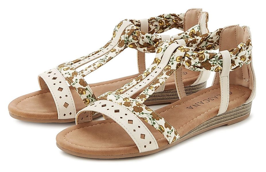 LASCANA Sommerschuh Sandale Sandalette, Sommerschuh mit Riemchen im Festiva günstig online kaufen