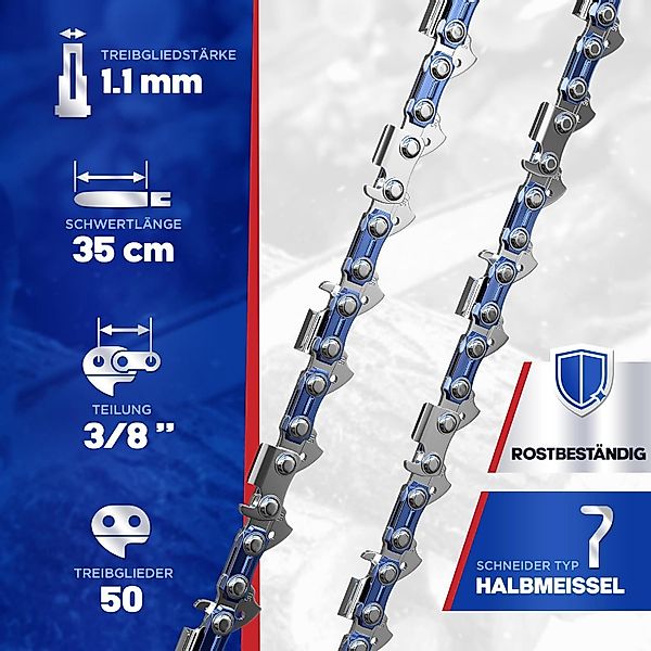 Garlavie Ersatzkette Set mit 3 kettensägenketten, günstig online kaufen