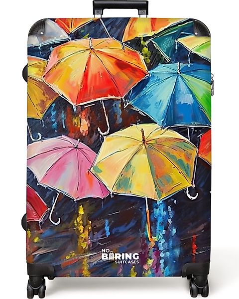 NoBoringSuitcases.com© Hartschalen-Trolley Regenschirme - Malerei - günstig online kaufen