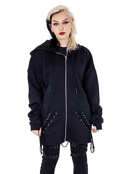 Vixxsin Kapuzensweatshirt Asmodeus Hoodie Gothic Flügel Wings Print Schnüru günstig online kaufen