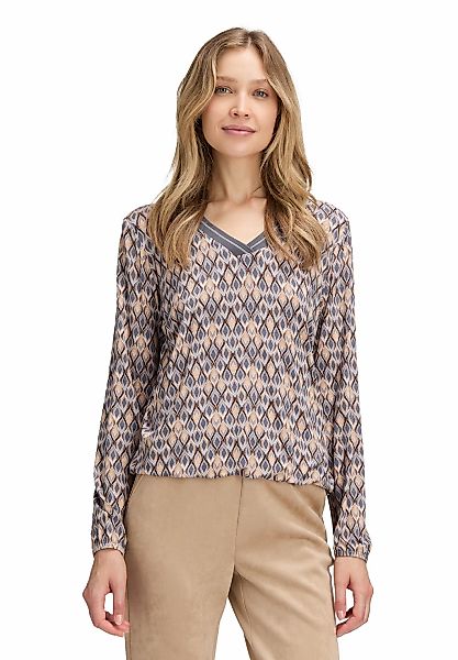 Betty Barclay Kurzarmshirt "Betty Barclay Damen Blusenshirt mit V-Ausschnit günstig online kaufen