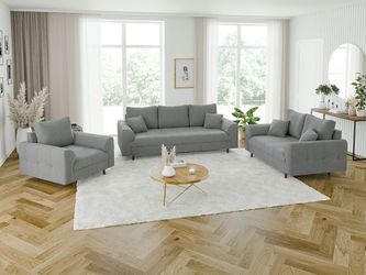 S-Style Möbel Polstergarnitur 3+2+1 Leif mit günstig online kaufen