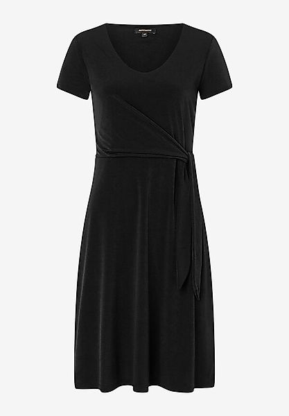 Jerseykleid mit Knot-Detail, schwarz, Sommer-Kollektion günstig online kaufen