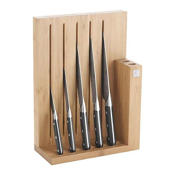 Zwilling Kochmesser Pro Messerblock magnetisch aus Bambus Set 6-tlg. 125x27 günstig online kaufen