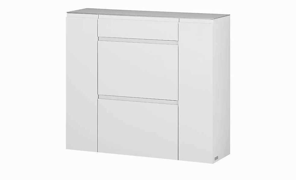 Wohnwert Hängeschuhschrank  Nicolo ¦ weiß ¦ Maße (cm): B: 110 H: 96 T: 33.0 günstig online kaufen