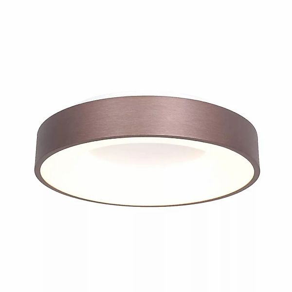 LED Deckenleuchte Ringlede in Bronze und Weiß 30W 2800lm 380mm günstig online kaufen