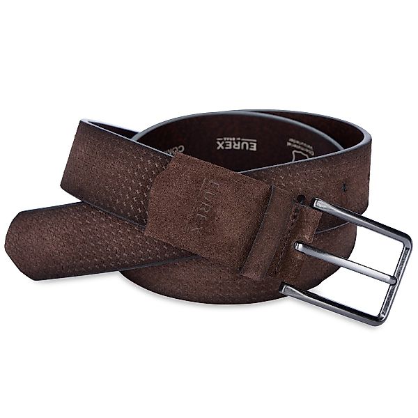 Eurex by Brax Ledergürtel mit Stretch-Einsatz, Überlänge Farbe dunkelbraun günstig online kaufen
