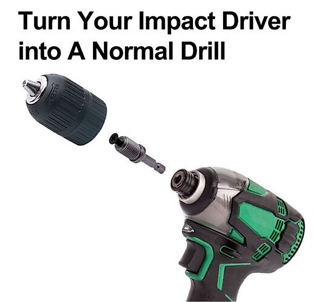 XERSEK Bohrfutter Schnellspannbohrfutter Bohrfutter mit Adapter, Spannweite günstig online kaufen