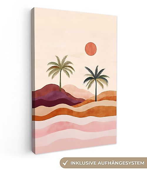 OneMillionCanvasses® Leinwandbild Palmen - Abstrakt - günstig online kaufen
