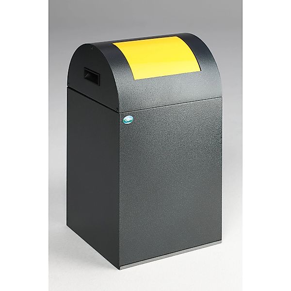 PROREGAL Selbstlöschender Wertstoffsammler Rund Mit Einwurfklappe 43 Liter günstig online kaufen