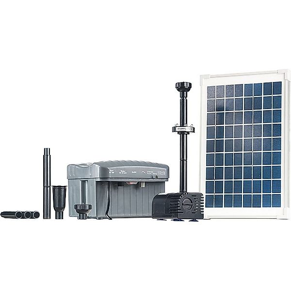 Heissner Springbrunnenpumpe Heissner Solar-Teichpumpen-Set 750 l/h günstig online kaufen