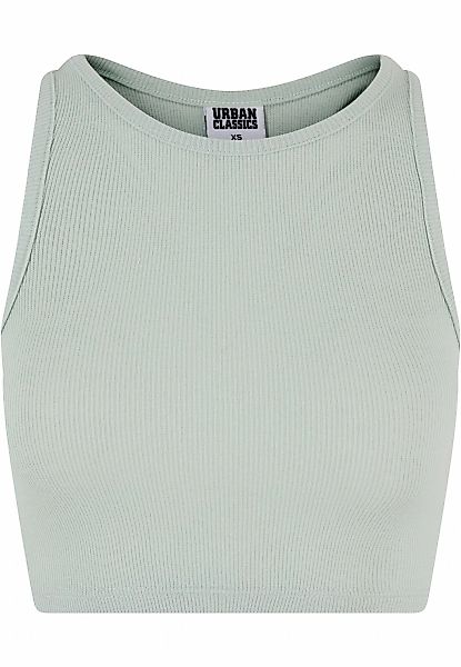URBAN CLASSICS Muskelshirt "Urban Classics Damen Ladies Cropped Rib Top" 1 günstig online kaufen