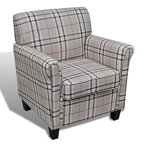 vidaXL Sessel Sessel mit Sitzkissen Creme günstig online kaufen