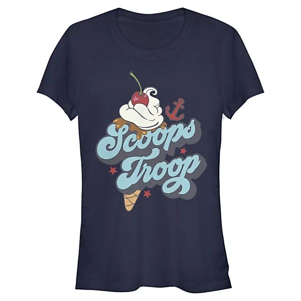 Netflix - Stranger Things - Logo Scoops Troops - Frauen T-Shirt günstig online kaufen
