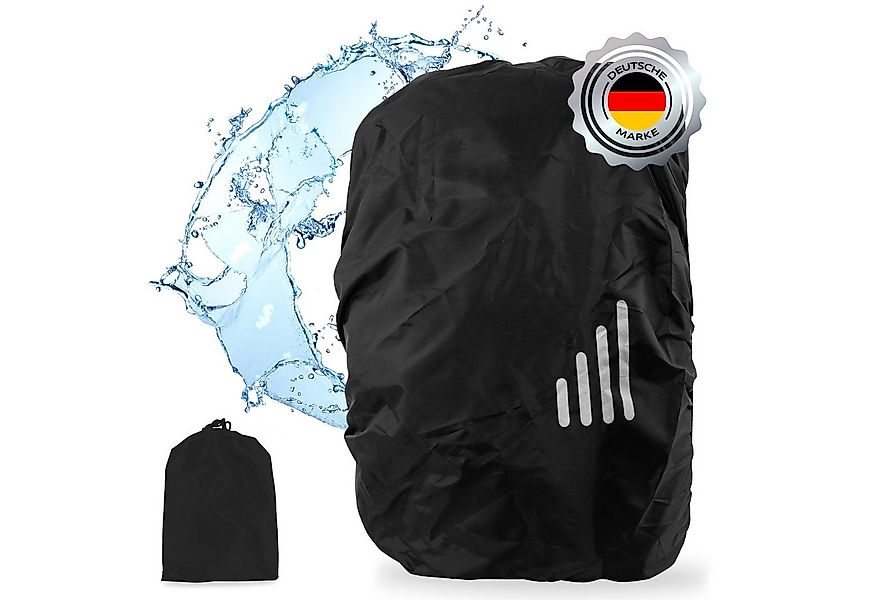 ECENCE Rucksack-Regenschutz 1x Regenschutz Rucksack 15-35L mit Schwarz günstig online kaufen