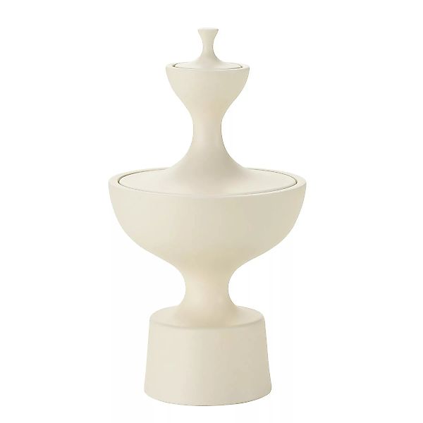 Vitra - Ceramic Containers No.1 Dekoobjekt - creme/H 33cm / Ø 18cm günstig online kaufen