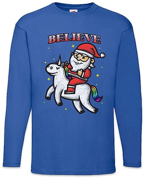 Urban Backwoods Langarmshirt Believe Unicorn Santa Langarm T-Shirt Einhorn günstig online kaufen