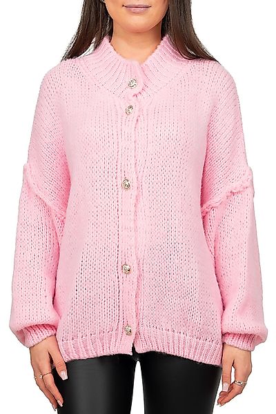 Reichstadt Strickjacke Damen Relaxed Fit Pullover günstig online kaufen