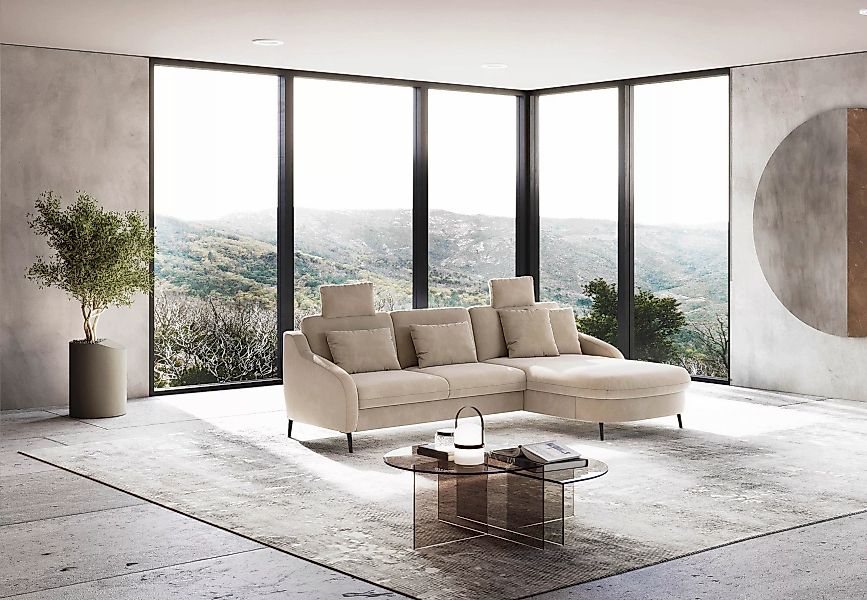 sit&more Ecksofa »Soul L-Form«, wahlweise mit Bettfunktion und Bettkasten o günstig online kaufen