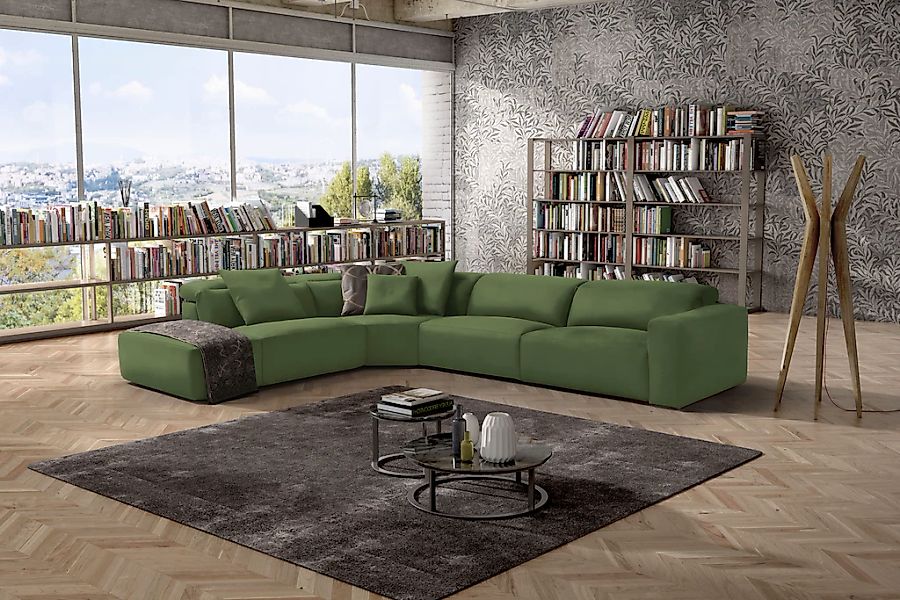 Egoitaliano Ecksofa "Beverly, extravangantes Designsofa mit erstklassigem S günstig online kaufen