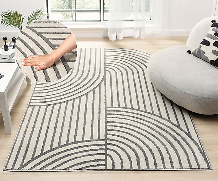 s.Oliver Teppich »Cilla, besondere Form, modernes Design«, rechteckig, 11 m günstig online kaufen