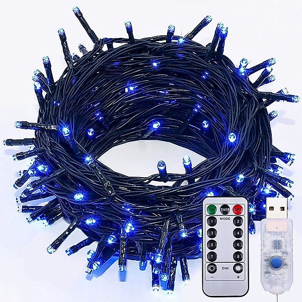 MUPOO LED-Lichterkette USB Lichterkette 50/100LEDs Weihnachtsbaumbeleuchtun günstig online kaufen