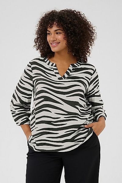 KAFFE Curve Kurzarmbluse Kurzarm-Bluse KCjanni Große Größen günstig online kaufen
