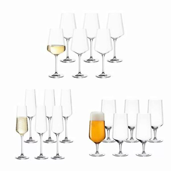 LEONARDO PUCCINI Wein, Bier- & Sektgläser 18er Set Trinkgläser transparent günstig online kaufen