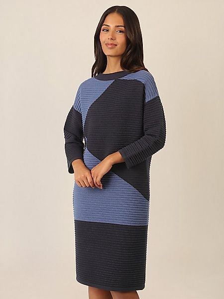 Apart Strickkleid mit grafischem Strukturmuster günstig online kaufen