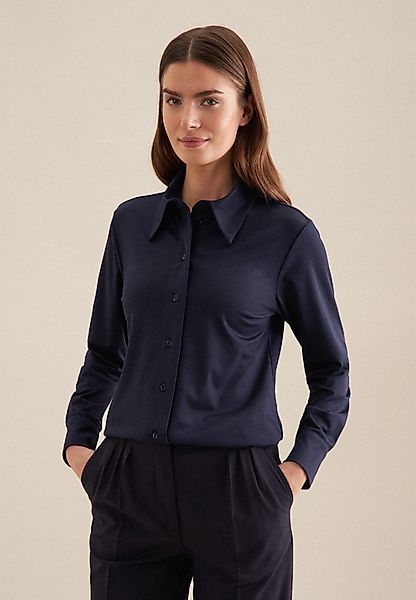 seidensticker Hemdbluse Schwarze Rose Langarm Kragen günstig online kaufen