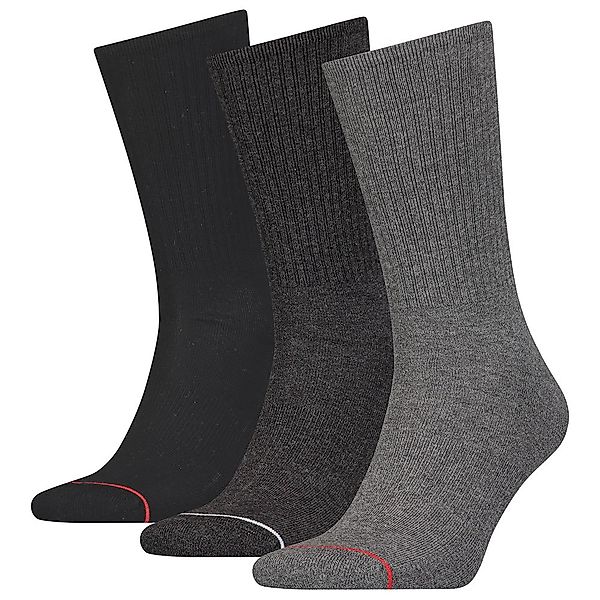 Calvin Klein Athleisure Socken 3 Paare One Size Grey Mélange / Red günstig online kaufen