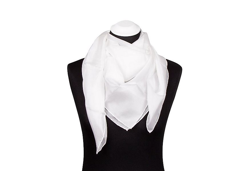 TINITEX Seidentuch Seidentuch Halstuch Schal naturweiß günstig online kaufen
