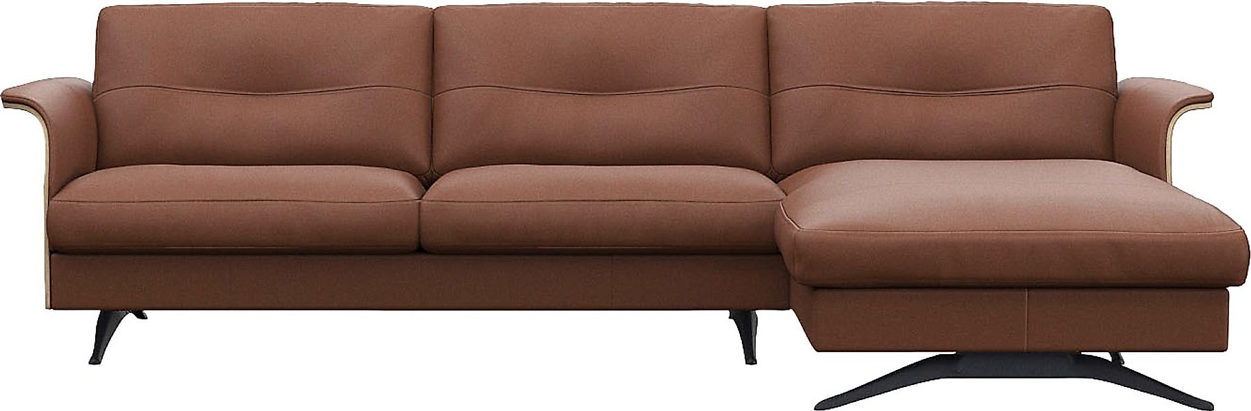 FLEXLUX Ecksofa »Glow, super bequem durch hochwertigem Sitzaufbau mit Feder günstig online kaufen