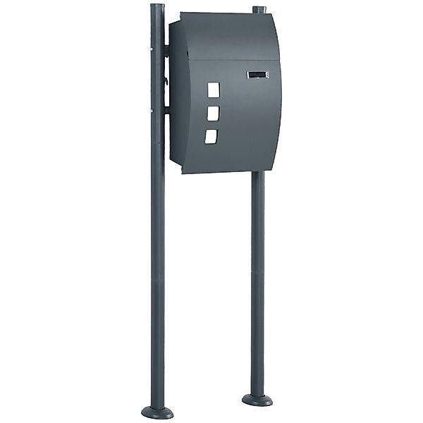 HOMCOM Briefkasten Abschließbar, Postfach, Schließfach (Mailbox, günstig online kaufen