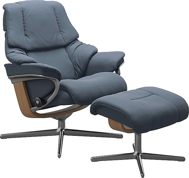 Stressless Relaxsessel "Reno", mit Cross Base, Größe S, M & L, Holzakzent E günstig online kaufen