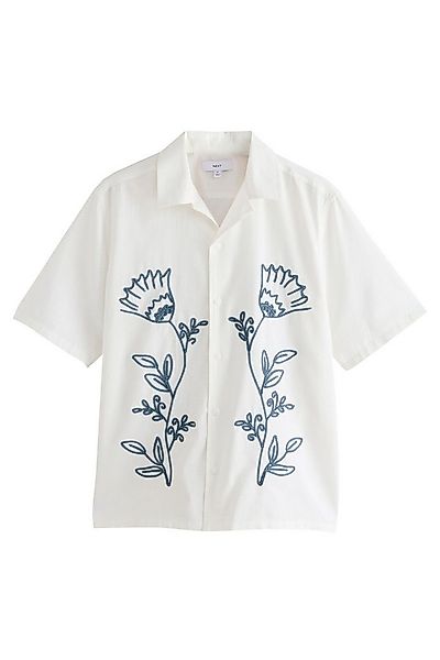 Next Kurzarmhemd Besticktes kurzärmliges Hemd (1-tlg) günstig online kaufen